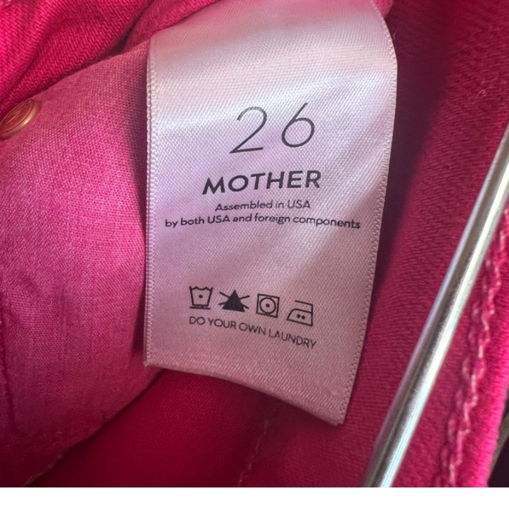 Mother The Insider Crop Step Fray Jeans denim Sorbet revolve 26 $220 classic - Picture 5 of 7